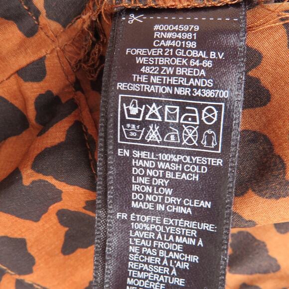 Forever 21 Black & Brown Flowy Shorts Patterned Womens Size XS - Picture 5 of 6